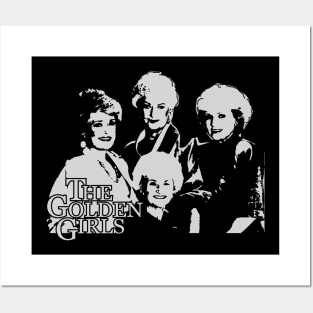 wihte golden girls Posters and Art